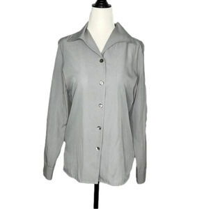 Standard James Perse Grey Button  Up Blouse